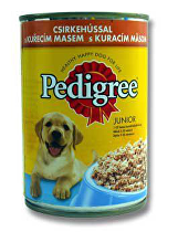 Pedigree Junior kuracie konzervy 400g + Množstevná zľava