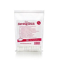 BambooStick S/M vatové tyčinky na čistenie psích uší 50ks