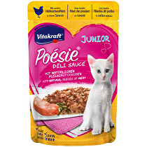 Vitakraft Cat Poésie DéliSauce pocket junior chicken 85g + Množstevná zľava