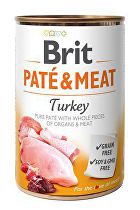 Brit Dog Cons Paté & Meat Turkey 400g + Množstevná zľava