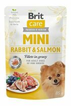 Brit Care Dog Mini Rabbit&Salmon fillets in gravy 85g + Množstevná zľava 5 + 1 ZADARMO