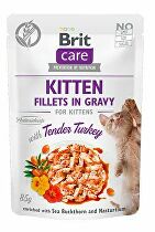 Brit Care Cat Fillets Gravy Kitten Tender Turkey 85g