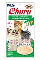 Churu Cat Pyré z tuniaka s kuracím mäsom 4x14g + Množstevná zľava