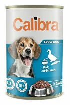 Calibra Dog konz.kačacie+ryža+mrkva v omáčke 1240g NEW + Množstevná zľava 5 + 1 zadarmo