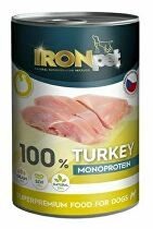 IRONpet Dog Turkey konzerva 400g + Množstevná zľava