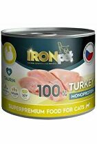 IRONpet Kuracie konzervy pre mačky 200g + Množstevná zľava