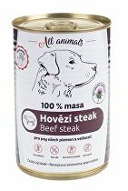 Hovädzí steak All Animals DOG 400g