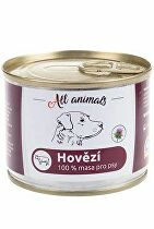 All Animals DOG mleté hovädzie mäso 200g + Množstevná zľava