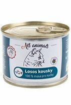 Kúsky lososa All Animals CAT 200g