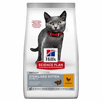 Hill's Fel. Suché SP Kitten Sterile. Kuracie mäso pre mačky 300g