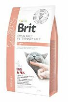 Brit VD Cat GF Renal 2kg + darček myška so šantou