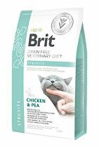 Brit VD Cat GF Struvite 2kg + darček myška so šantou