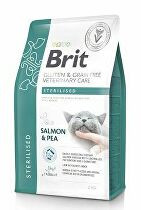 Brit VD Cat GF Care Sterilizovaný 2kg + darček myška so šantou