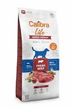 Calibra Dog Life Senior Medium Fresh Beef 12kg + barel zadarmo