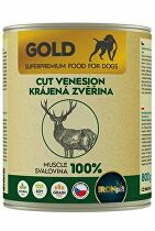 IRONpet Gold Dog Zverina rezaná svalovina v konzerve 800g