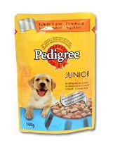 Pedigree kapsička Junior kuracie mäso s ryžou v želé 100g + Množstevná zľava